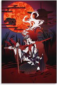 Demon Slayer Anime Poster Kokushibou Yoriichi Wall Art Canvas Posters &  Prints Drawing Modern Aesthetic Room Decor 16x24inch(40x60cm) :  Amazon.co.uk: Home & Kitchen