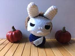 Michael Myers Moon Bun Bunny Rabbit Amigurumi October Etsy Childrens Toy Bunny Rabbit Bunny