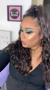 Green Smokey cut Crease Tutorial #eyeslipsface #glambykiki #fyp #foryo...