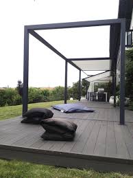 Self Supporting Pergola Aluminum Pvc Farbric Sliding Cover Id2 Design Ideea Terrasse Abritez Vous Chez No Pergola Patio Pergola Plans Pergola Designs