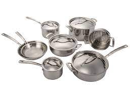 Check spelling or type a new query. Kirkland Signature Costco 13 Piece Stainless Steel Tri Ply Clad Cookware Consumer Reports