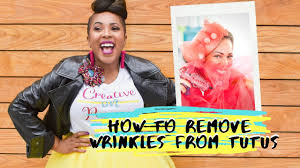 How do you remove printed letters from a shirt? The Best Way To Get Wrinkles Out Of A Tutu Youtube