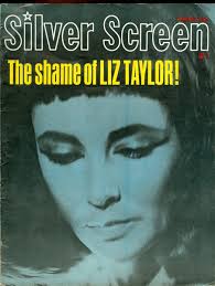 Elizabeth Taylor Silver Screen movie magazine August 1962 sandra dee grace  kelly