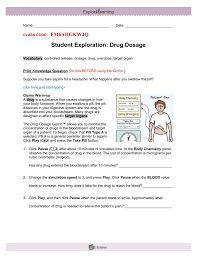 What is the digestive system? Drug Dosage Lab Worksheet W Code