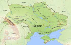 How ukraine became ukraine, in 7 maps. Ukraine Physical Map