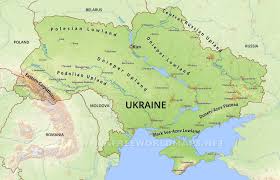 Learn how to create your own. Ukraine Physical Map