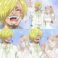 Charlotte Pudding Purin X Sanji Vinsmoke One Piece Sanji One Piece One Piece Imagenes De One Piece
