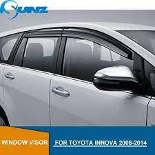 Side Wind Deflector For Toyota Innova 2008 2009 2010 2011 2012 2013 2014 Window Visor Vent Shade Sun Rain Deflector Guards Sunz Toyota Innova Toyota Visor