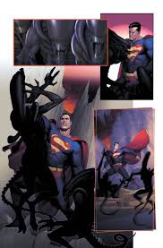 Superman Vs Aliens By Ariel Olivetti Batman Versus Batman Dc Comics Heroes