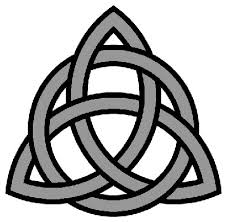 Triquetra Symbol Written instructions for a triquetra with circle. triquetra symbol