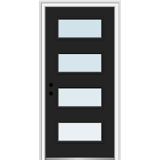 Custom steel doors are a great way to get that modern look that you want for your home or business. Verona Home Design Spotlight Steel Prehung Front Entry Door Wayfair