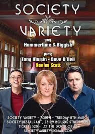 Society restaurant is situated at the italian end of bourke st, within close vicinity of the princess theatre and parliament house.venue. Society Variety Comedy 2016 Melbourne