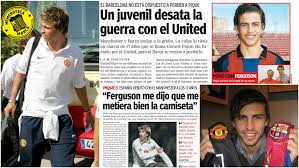 He is considered one of th. Football The War Between Man United And Barcelona Over A Kid Named Gerard Pique Marca In English