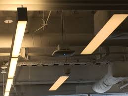 The Glowing Blue Light In The Middle Is A White Noise Machine They Have Turned Them Up Pretty Loud Due To All The White Noise Machine Office Plan Open Office