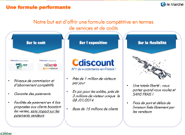 Market Place Cdiscount Une Formule C Le Marche Tres Performante E Commerce Marche Presentation