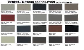 44 Factual Gm Paint Colors