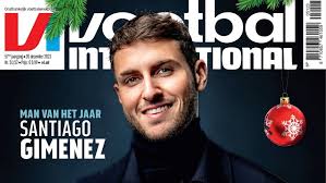 Santiago Giménez 'Hombre del Año' en los Países Bajos por Voetbal  International