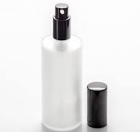 Frosted 4 oz Glass Bottle with Treatment Pump