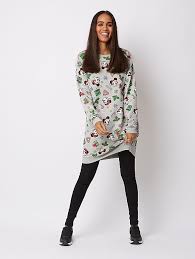 Maybe you would like to learn more about one of these? Disney Mickey Mouse Print Longline Christmas Sweatshirt Women George At Asda