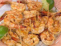 Thai Marinated Skewered And Grilled Jumbo Shrimp Recipe Emeril Lagasse Food Network Foodnetwork Emeril Recipes Food Network Recipes Grilled Jumbo Shrimp