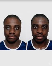 141 Boxers' by photographer Nicolai Howalt is a striking series of diptychs  capturing fighters both before and after their matches. the portraits  reveal not just the visible toll of each fight, but