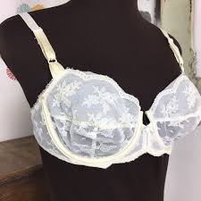 Vintage Sheer Lace Bra 36b 1950s Bombshell Underwire Brassiere Sheer White Lace By Surprise Pin Up Girl Boudoir Vixen Bombshell Style