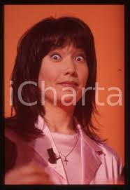 35mm vintage slide* 1990ca Kay RUSH ritratto curioso