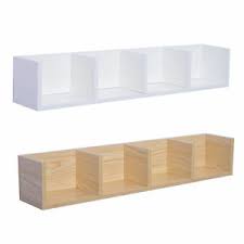 Shop our wall storage unit selection from top sellers and makers around the world. Modern Wall Mount Storage Shelf Cd Media Storage Rack Wooden Unit 4 Cubes Ebay