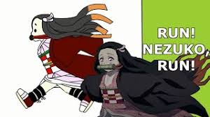 Nezuko run away from kanao.nezuko become chibi, that very cute :)copyright disclaimer under section 107 of the copyright act 1976. Run Nezuko Run White Background Youtube