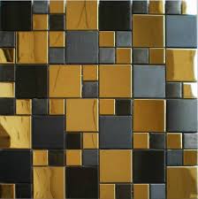 Black And Gold Kitchen Floor Tiles Gold Mix Black Metal Mosaic Tile Smmt037 Stainless Steel Metallic Mosaic Wall Tiles Backsplash Mosaic Metal Mosaic Tiles Mosaic Wall Tiles Patterned Wall Tiles