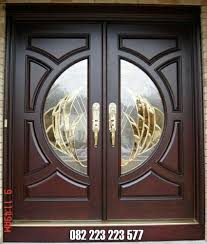 Umumnya, pintu kupu tarung ini terbuat dari kayu jati. Kusen Pintu Minimalis Kayu Jati Kupu Tarung Terbaru