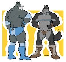 Commission: second new wrestler by Houndgrey by jim55 -- Fur Affinity [dot]  net