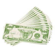 Wonder what they are worth as a set? Paper Play Money Bulk 1000 Pkg Click For Denominations Casino Supply