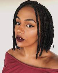 43 Cute Medium Box Braids You Need To Try Stayglam Bob Box Braids Styles Box Braids Styling Short Box Braids