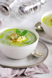 It calls for a medium zucchini, diced and added towards the end of simmering. Zucchini Ricotta Soup With Mint Del S Cooking Twist