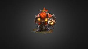 Dwarf Mortar By Bohc 3d Model Viking Art Warcraft Iii Artwork