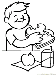 Print one coloring page at a time below or. Lunch Coloring Page For Kids Free School Printable Coloring Pages Online For Kids Coloringpages101 Com Coloring Pages For Kids