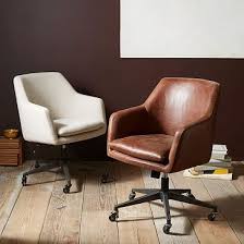 Helvetica Leather Office Chair Home Office Chairs Office Chair Design Upholstered Office Chair