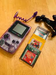 Atomic Purple Gameboy Color Nyko Blob Light Worm Light Original Cartridges Of Zelda Oracle Of Seasons Donkey Kong Land Vegas Games 65 Gameboymarketplace