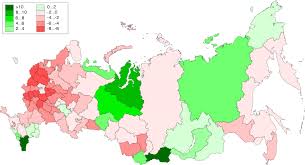 Карта очень ясная и простая для понимания, хотя и недостаточно. Rossiya Karta Estestvennyj Prirost Po Regionam Rossii Za 2018 God Www Statdata Ru Sajt O Stranah Gorodah Statistike Naseleniya I Pr