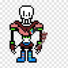 So i took matters into my own hands lol. Pixel Art Undertale Paper Papyrus Drawing Graph Ink Sans Transparent Png