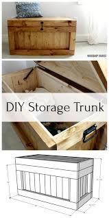 How To Build A Diy Hope Chest In 5 Steps Free Plans Diy Storage Trunk Diy Storage Diy Furniture Projects