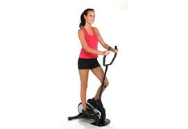 Space Saving Elliptical With Handles Sharper Image Elliptical Trainer Eliptical Trainer Elliptical Workout