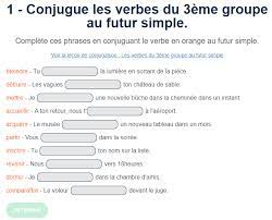 Verbe transitif du 3e groupe. Ortholud Com On Twitter Exercice De Conjugaison Conjugue Les Verbes Du 3eme Groupe Au Futur Simple Complete Ces Phrases En Conjuguant Le Verbe En Orange Au Futur Simple Https T Co Fg2vnzhgip Https T Co Uzhguvypzu