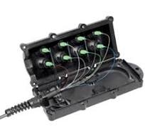 FIS Zeus MST Box, 8 Port, with SC/APC - Pigtail, 250'