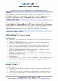 Companies rely on product managers to seamlessly reach their goals. Associate Project Manager Resume Samples Qwikresume