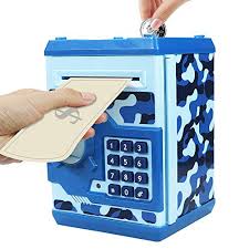 Please subscribe to get more interesting. Husan Great Gift Toy For Kids Code Electronic Piggy Banks Mini Atm Electronic Coin Bank Box For Children Password Lock Case Camouflage Blue Walmart Com Walmart Com