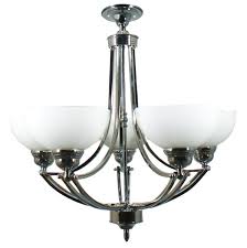 Next day delivery & free returns available. Art Deco Ceiling Lights 5 Arm Houston Chrome