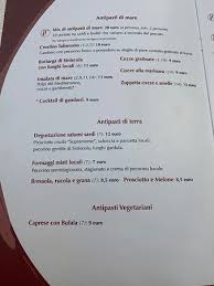 Menu Completo Picture Of Osteria Pizzeria Il Talismano Siniscola Tripadvisor