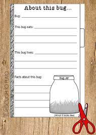 Free Printable Bug Book Bug Activities Insects Writing Insect Activities